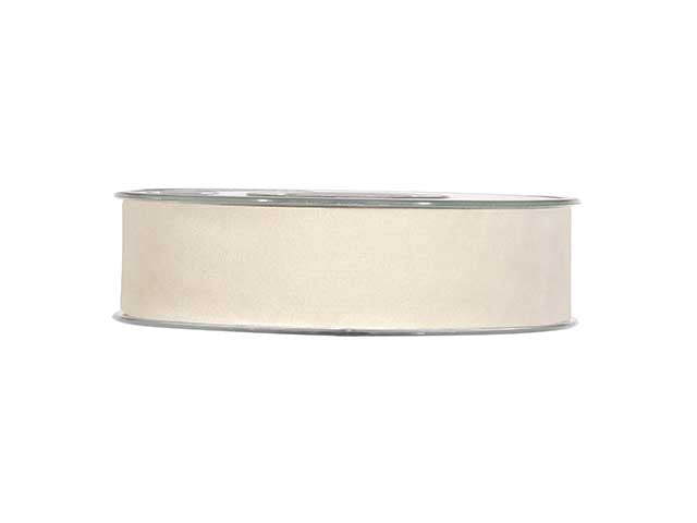 Nastro doppio velluto 2,5cmx7mt crema chiaro
