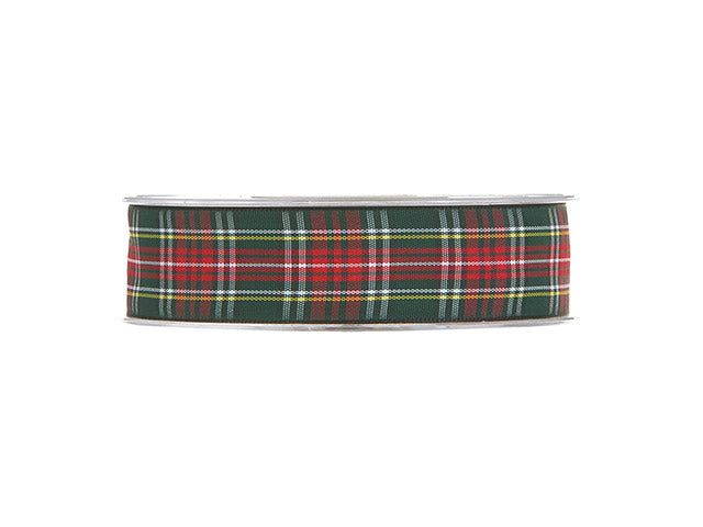 Nastro tartan 2,5x20mt verde/rosso