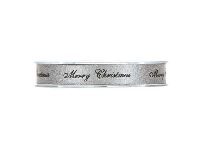 Nastro frederik merry christmas 1,5cmx25mt argento
