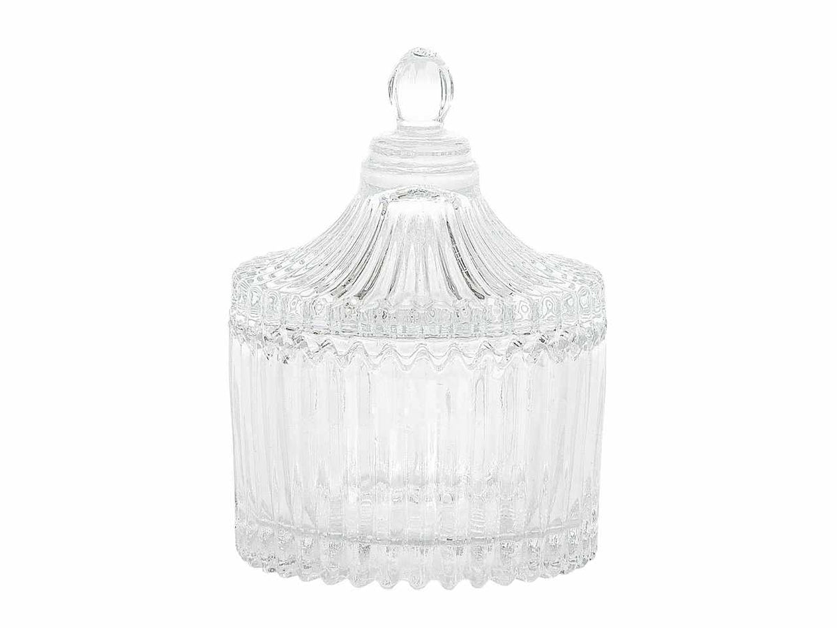 crystal box d.6,5xh.9cm
