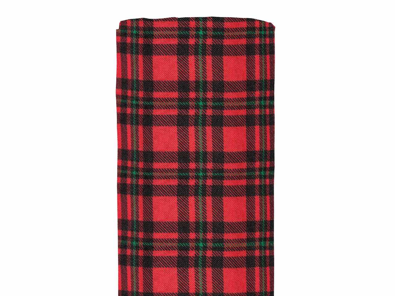 Tessuto scozzese cm28x2,5mt red/green