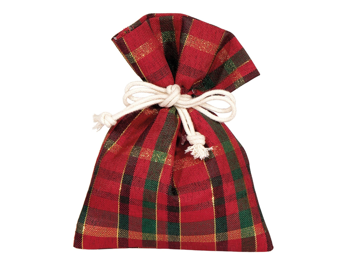Bustina porta confetti misura 13xh18cm tartan