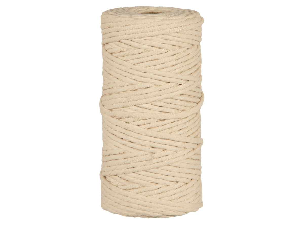 Filato di cotone riciclato misura mm5x100mt 300gr naturale