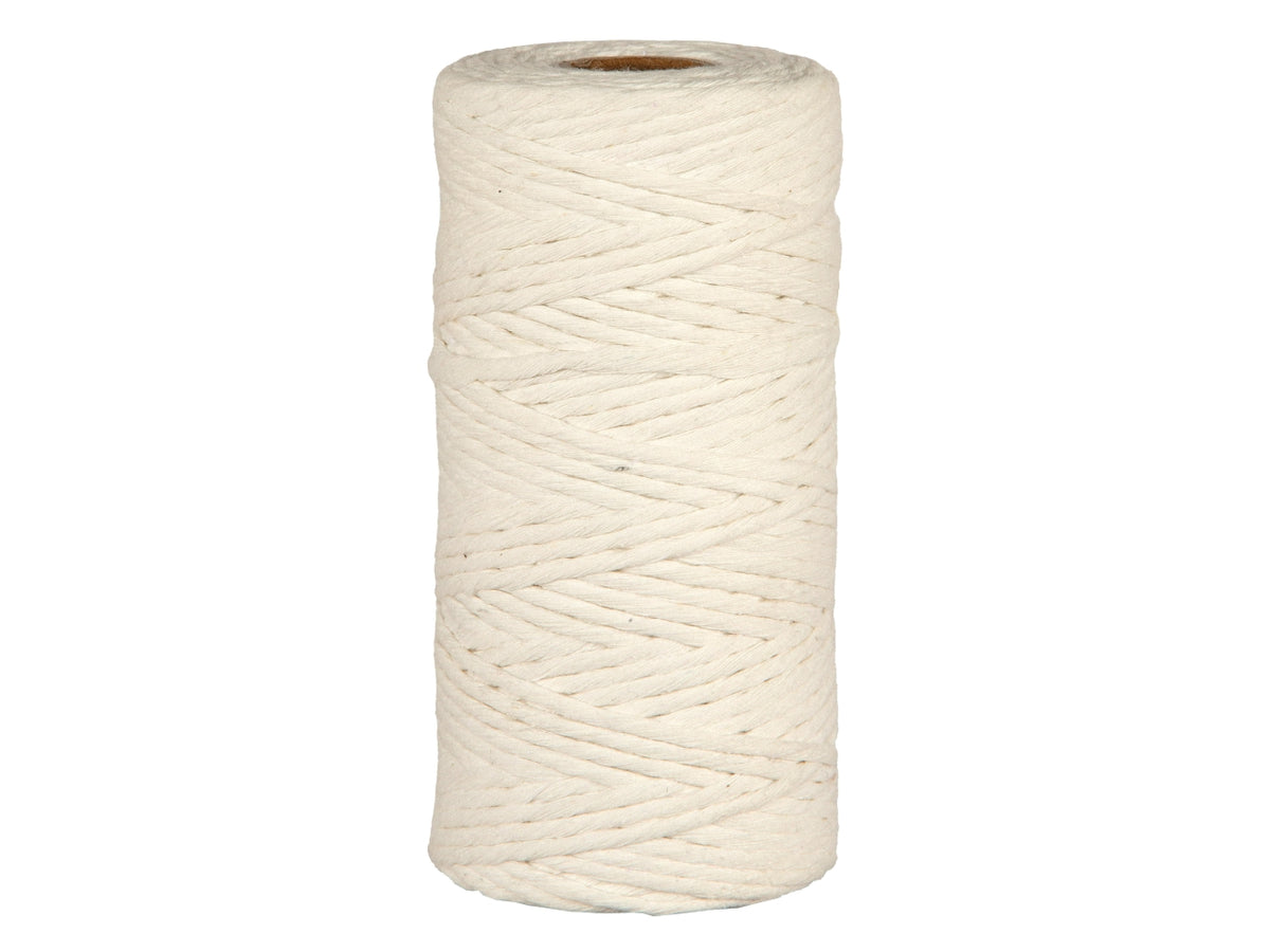Filato di cotone riciclato 300gr misura 100mt bianco