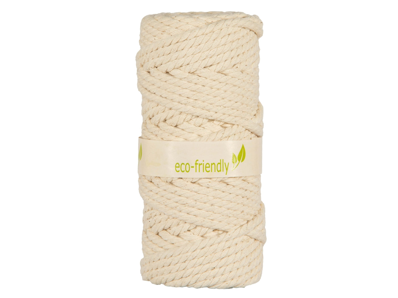 Filato di cotone misura mm5x32mt 200gr naturale