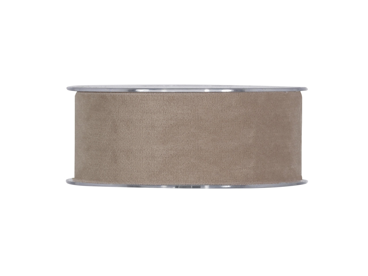 Nastro regalo in velluto doppio color tortora 4cm x 7m - Piovaccari