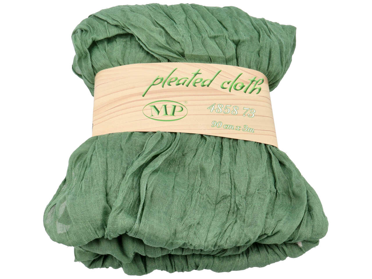 Panno plissettato 90cmx3mt verde scuro