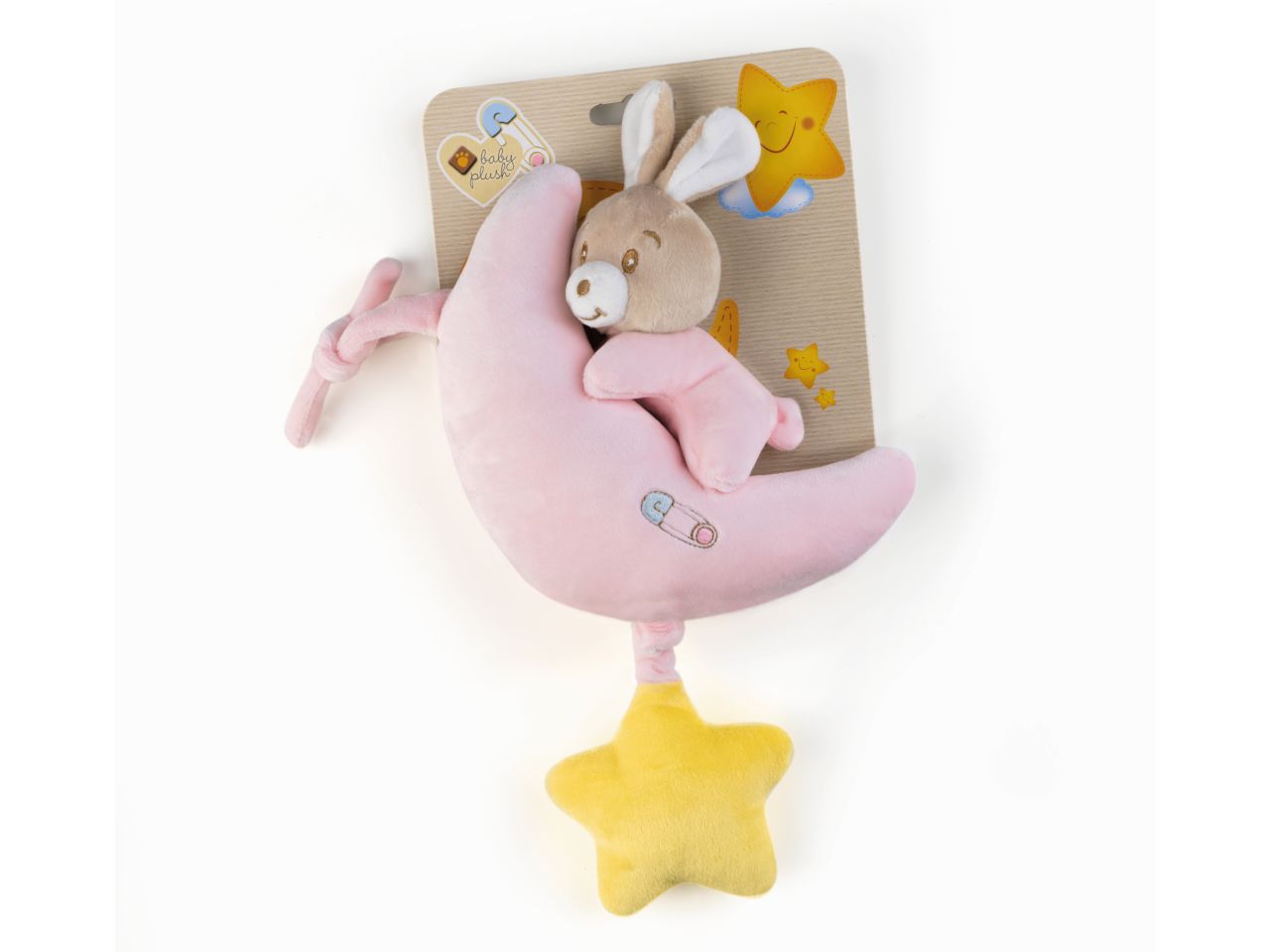 Coniglietta luna carillon babycare misura 35cm