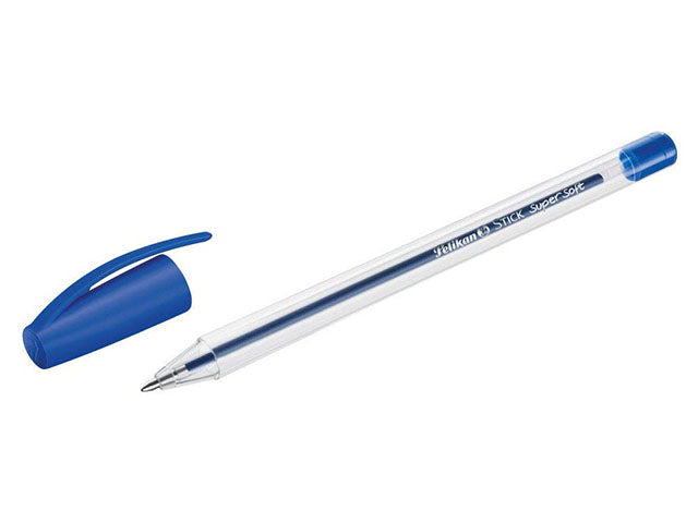 Penna a sfera super soft 50 pezzi blu