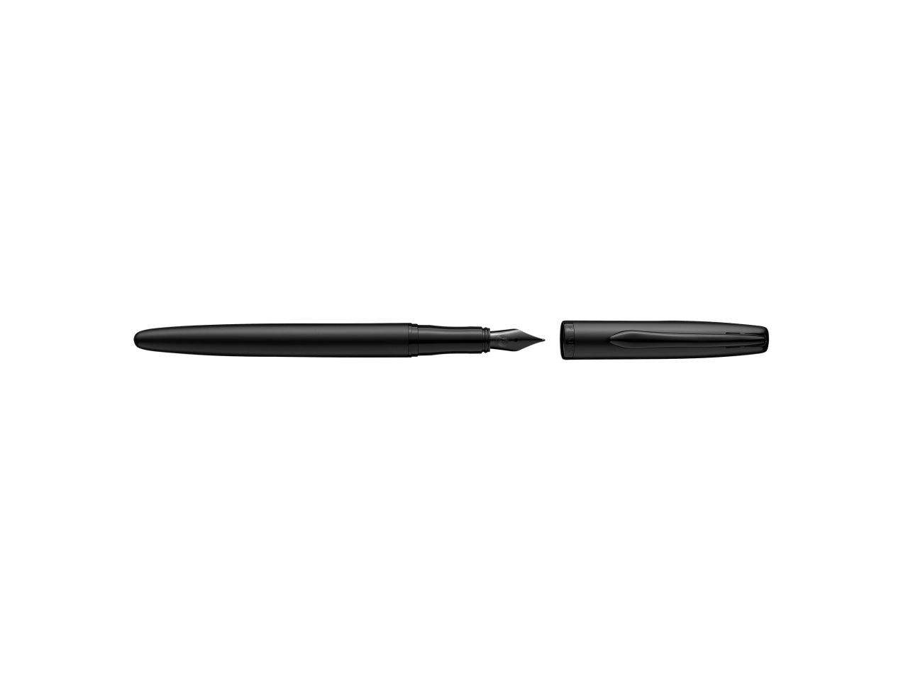Penna stilografica jazz noble elegance color carbon , in astuccio regalo