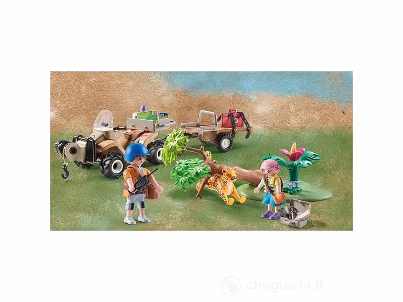Playmobil quad di soccorso animali della amazzonia