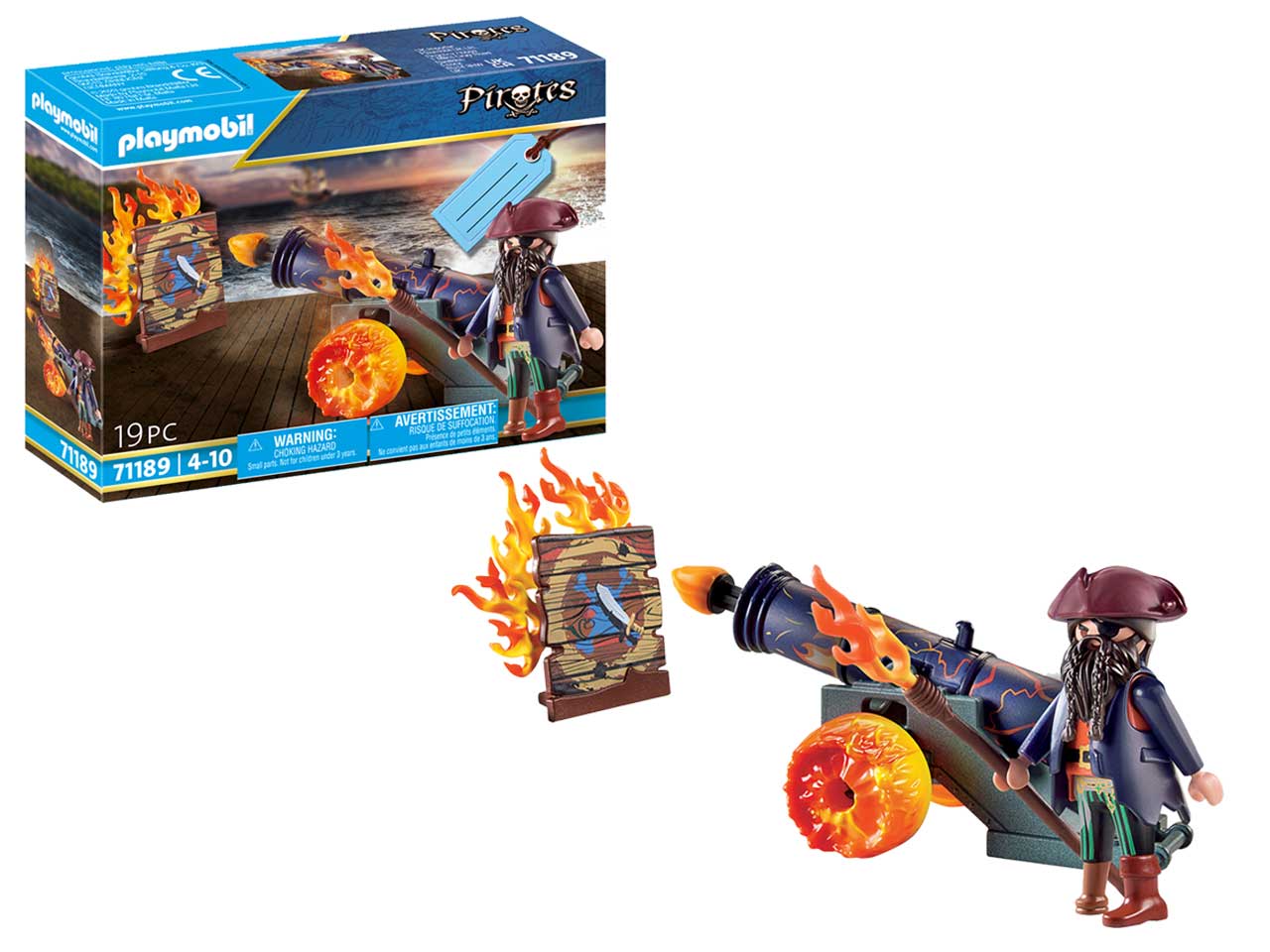 Playmobil pirata con cannone