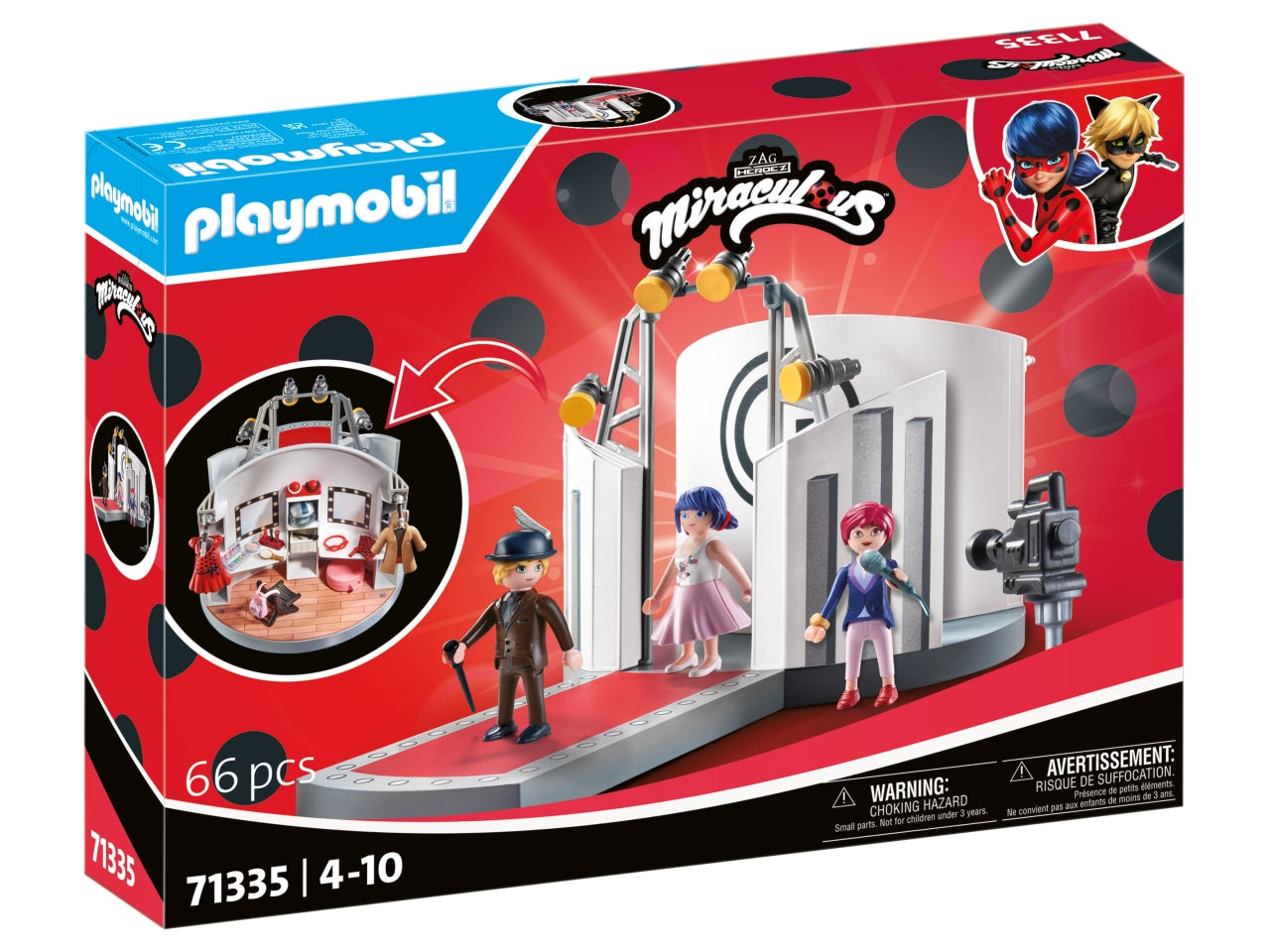 Playmobil miraculous: sfilata di adrien a parigi