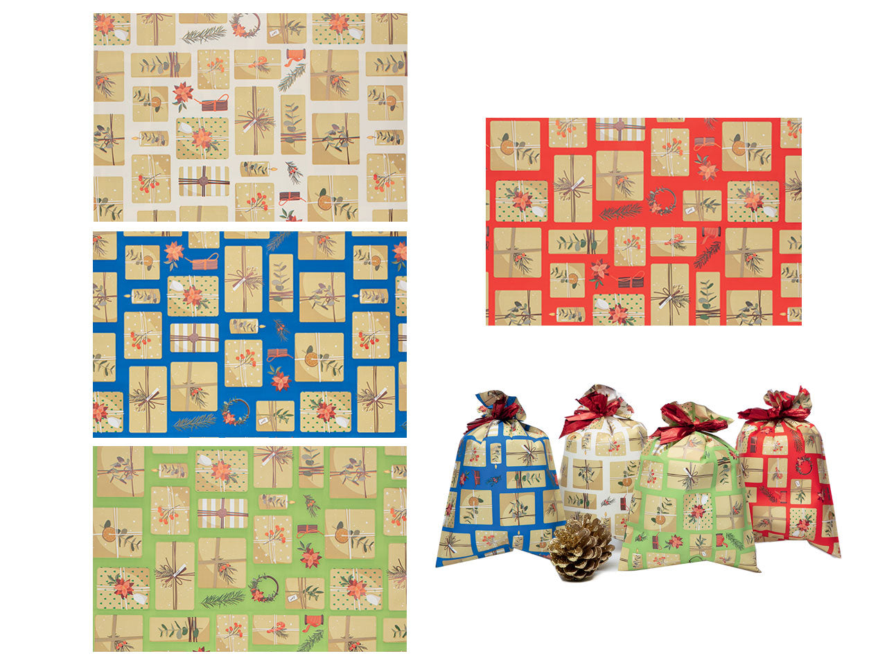 Buste cadeau 40my 35x50 - la confezione contiene 50 buste