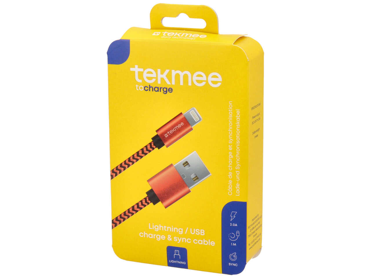 Cavetto 1mt lightning nylon 40430068