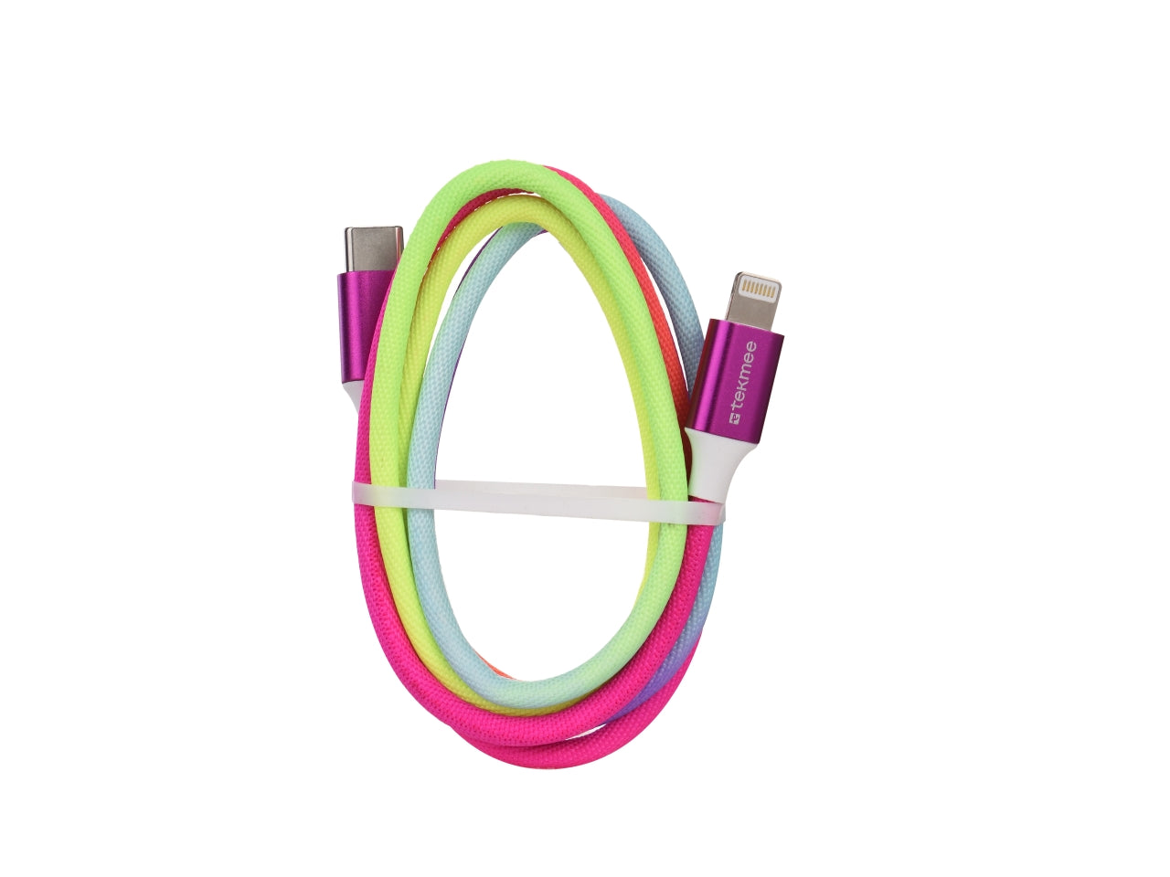 Tekmee cavo arcobaleno luminoso 1m 20w type-c