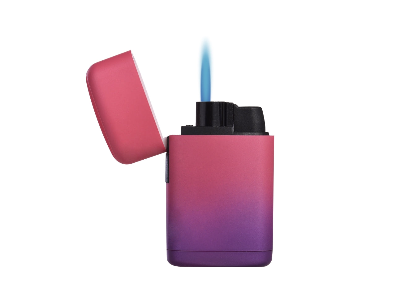 Prof accendino colori pastello con fiamma blu