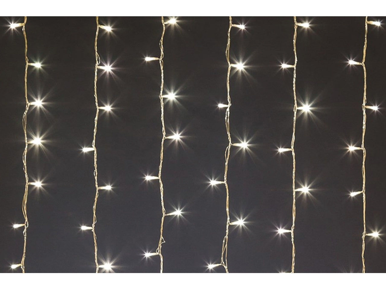 Tenda luci 600led bianco caldo connect flash 3x1mt per uso esterno
