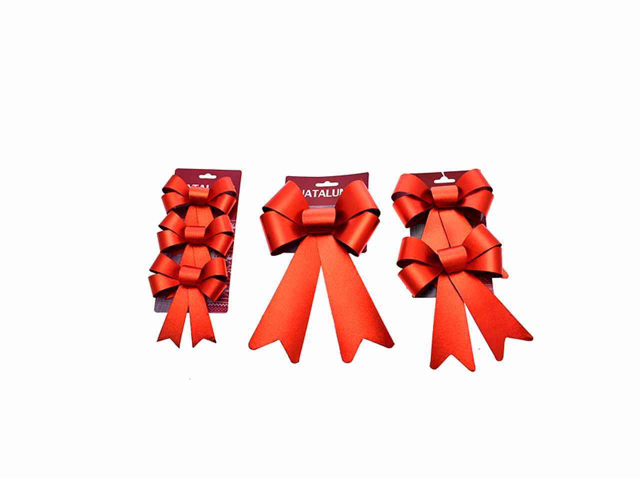 Fiocchi natalizi rosso