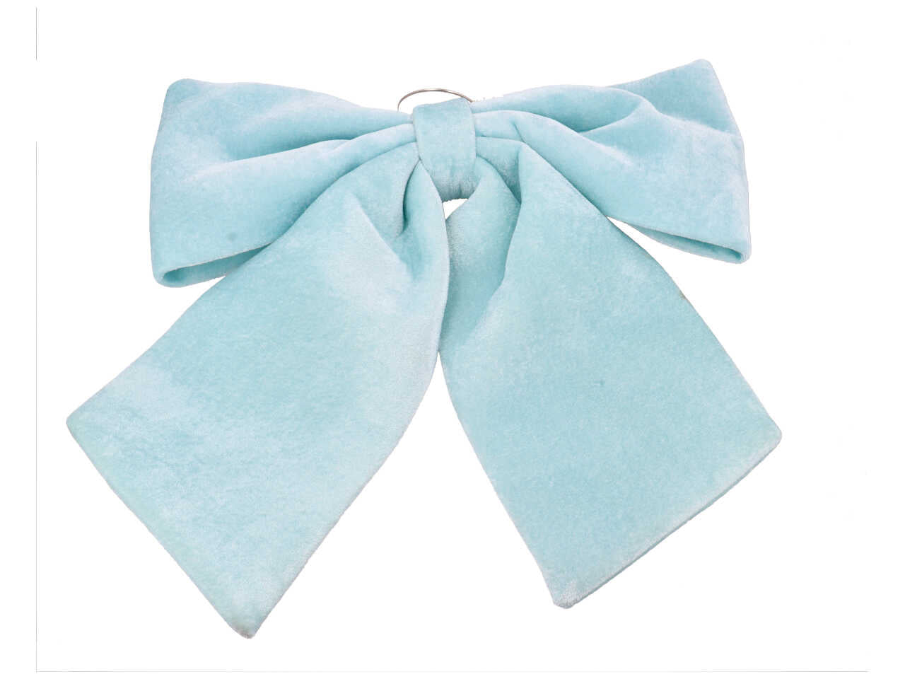 Fiocco con anello 33x50cm celeste