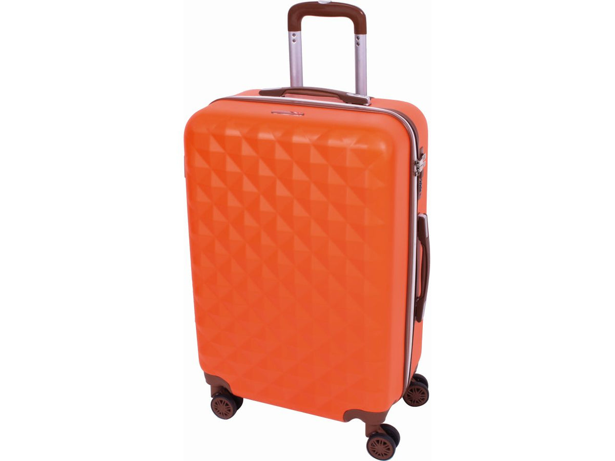 Set trolley Coveri Romantica arancione in abs, 3 valigie da 49x30x75 cm, 45x27x66 cm, 36x25x56 cm $
