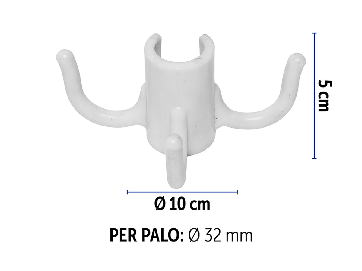 Appendino per palo ombrllone da 32-40 in 3 colori assortiti