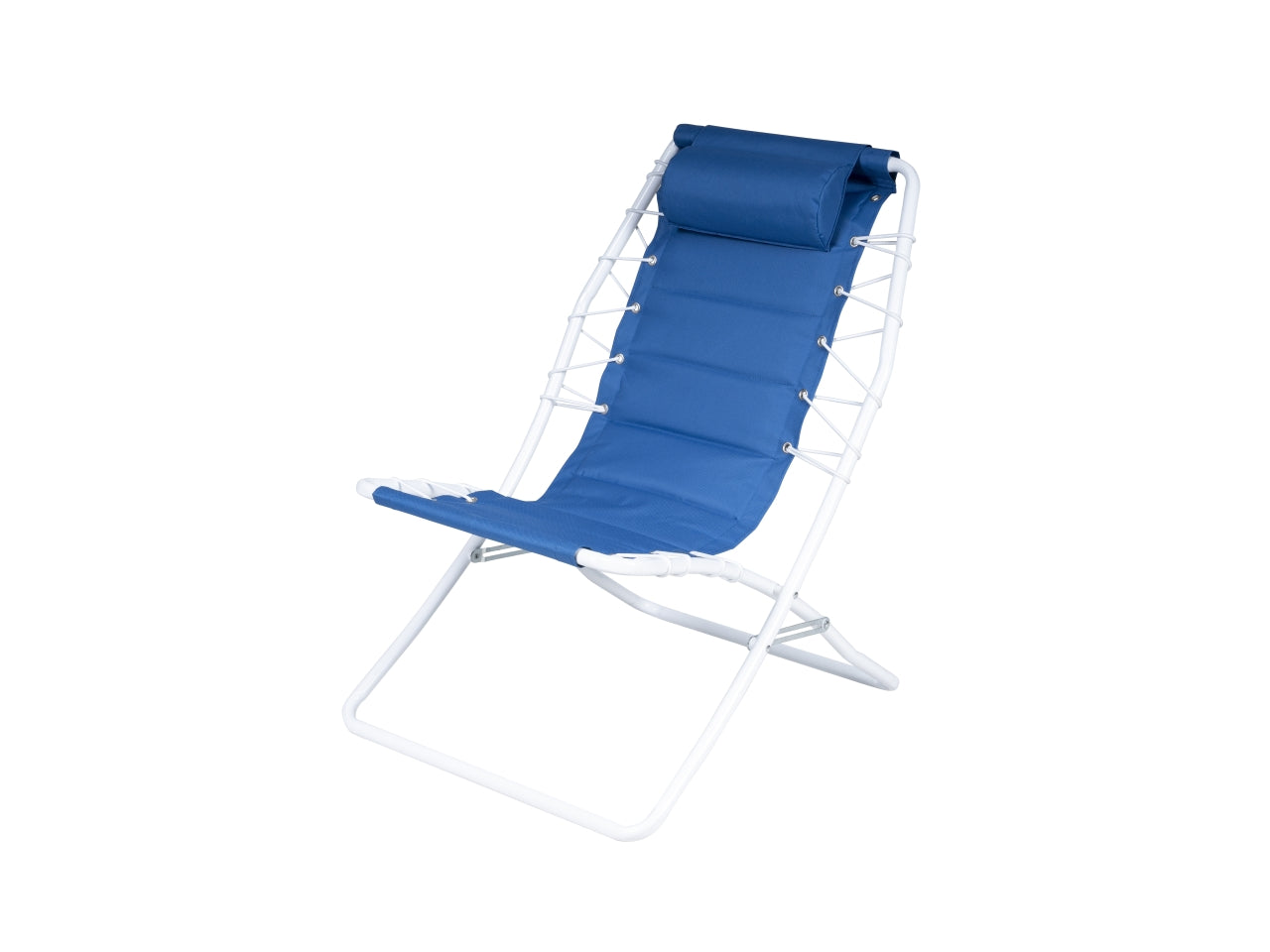Spiaggina 79x49x79cm in oxford colore blu