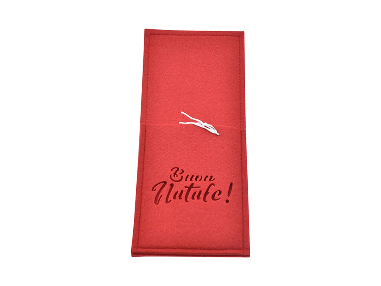 Portaposate in feltro 23x10x0,3cm rosso