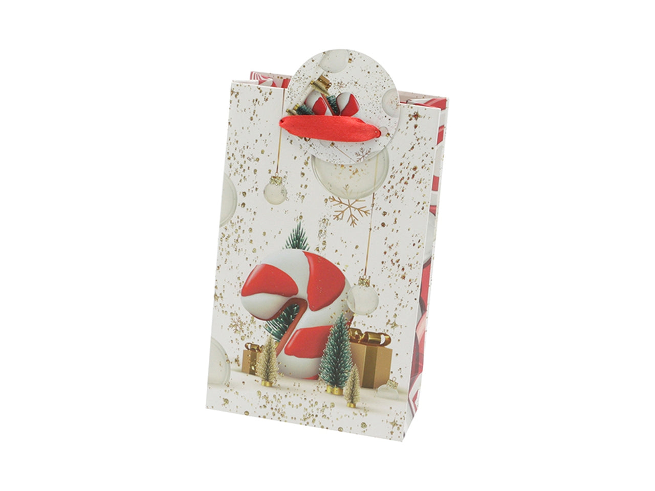 Shopper natalizia 210gr 11x5x18cm