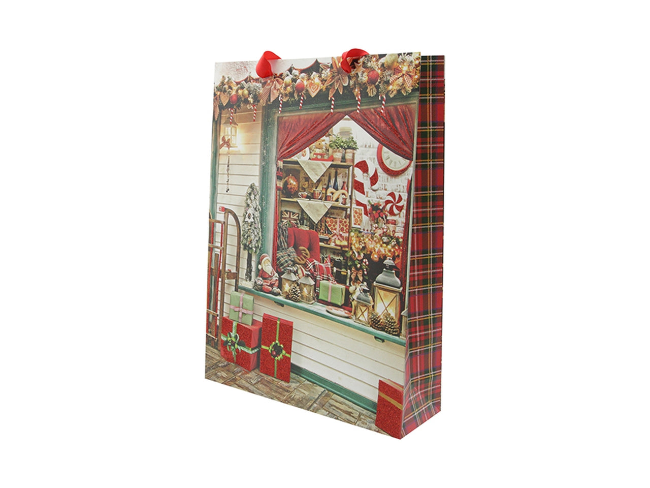 Shopper natalizia 210gr 18x10x23cm