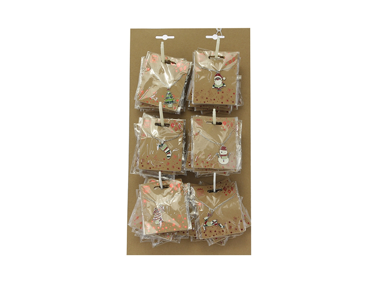 Bigiotteria natalizia in 6 assortimenti