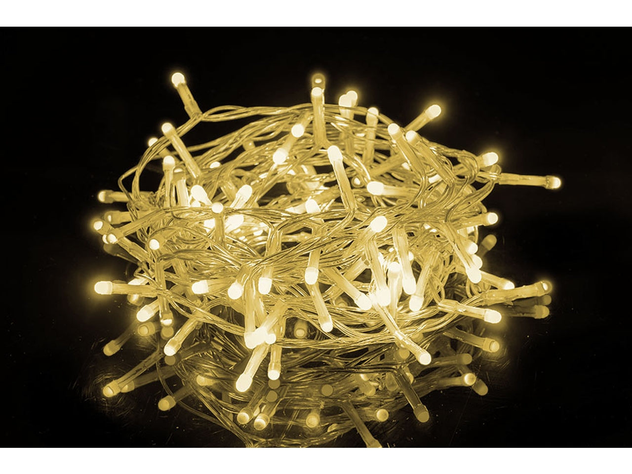 Serie da 750 led con 8 funzioni uso esterno trasformatore top - bianco caldo
