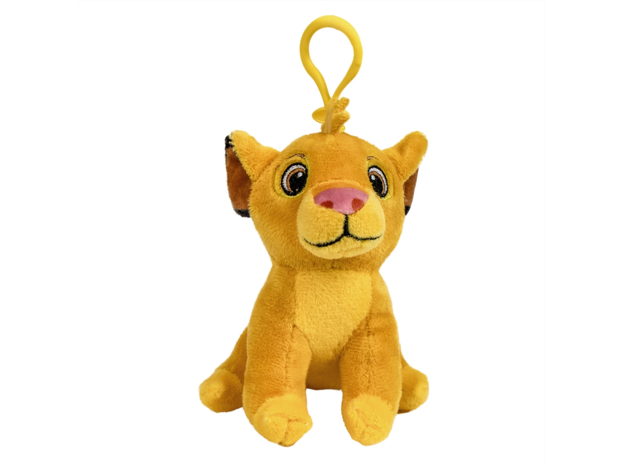 Simba disney animal friends peluche portachiavi 12,5cm con bagclip
