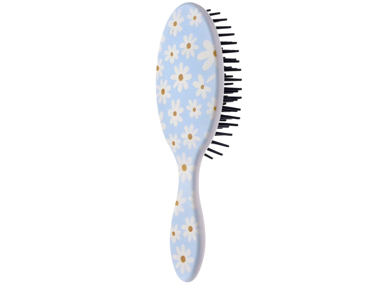 Spazzola per capelli con manico h.17cm con decoro sogno floreale
