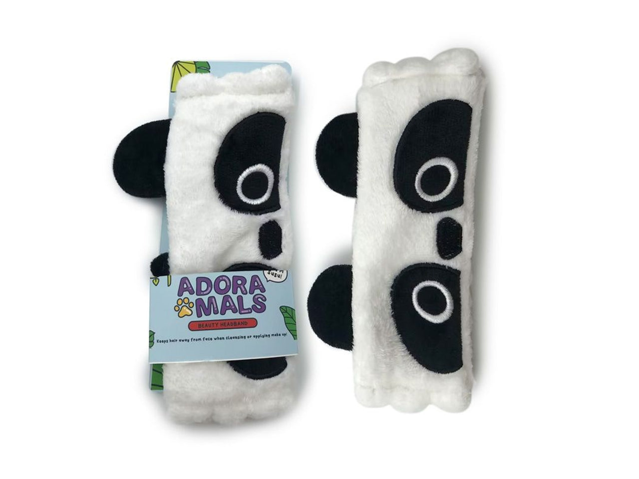Fascia per capelli in peluche - susu, il panda - animali dolci
