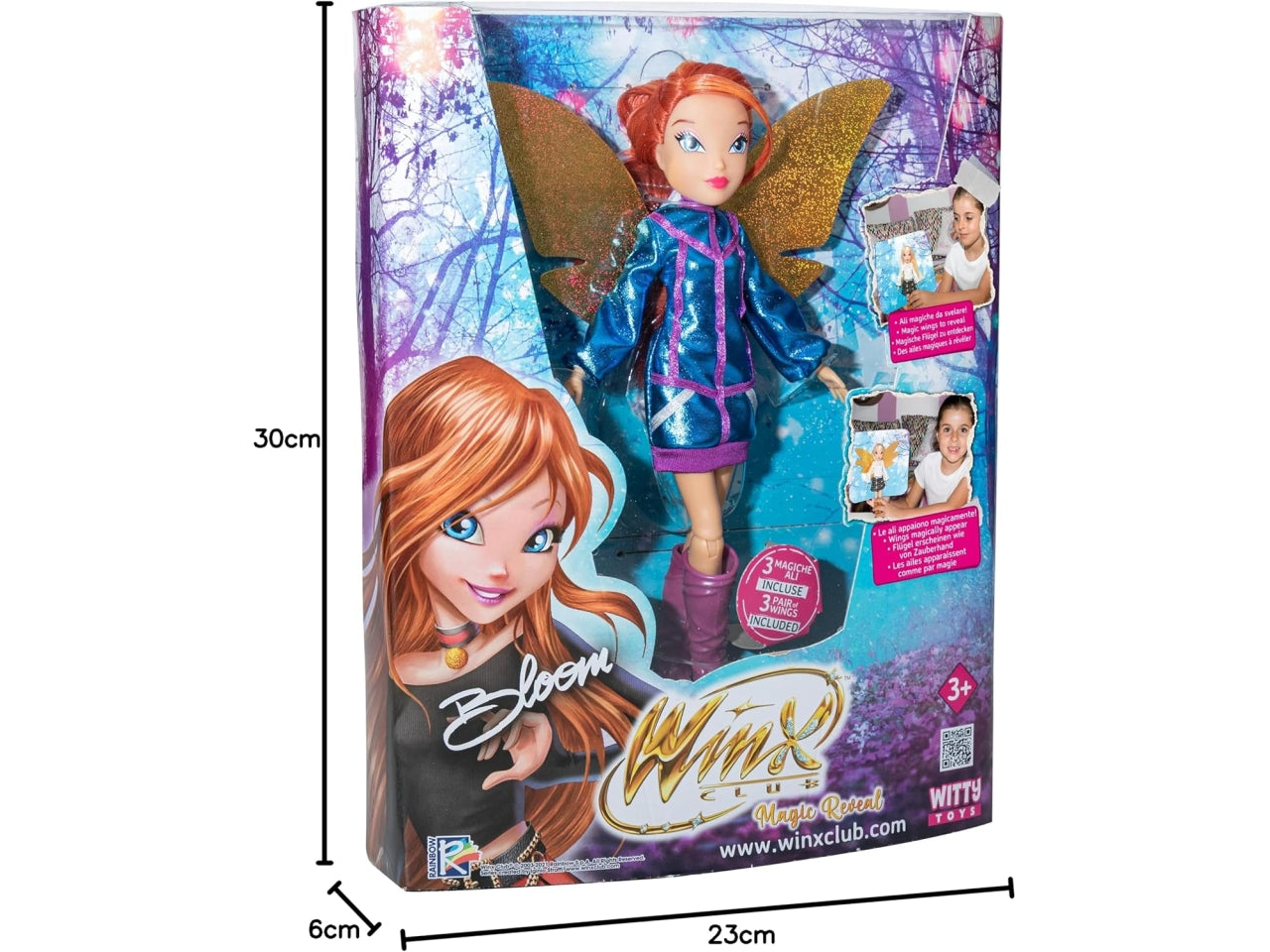 Winx magic reveal bloom 23x30x6cm