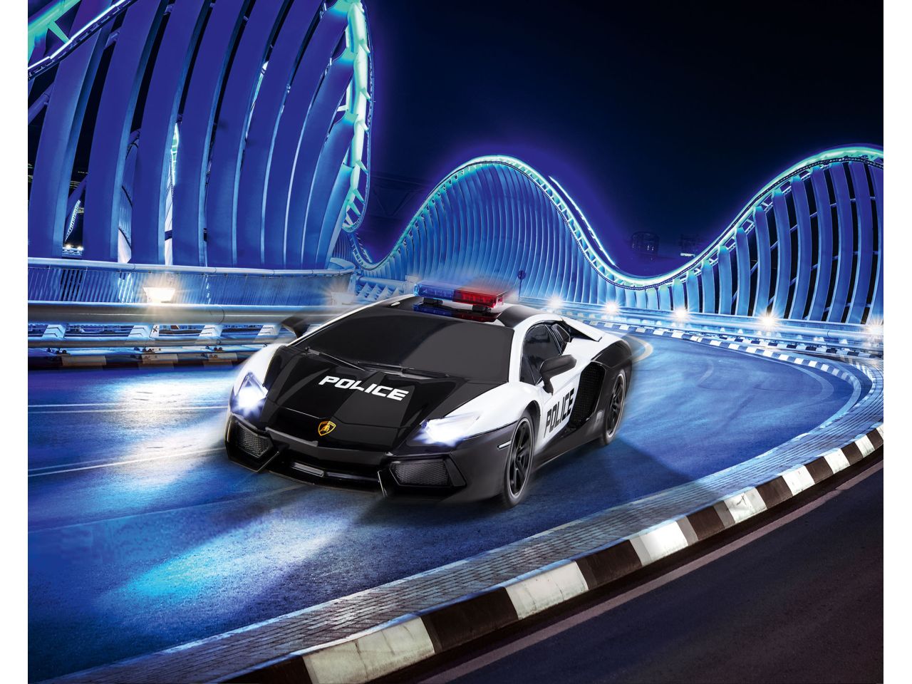 Auto lamborghini aventador police