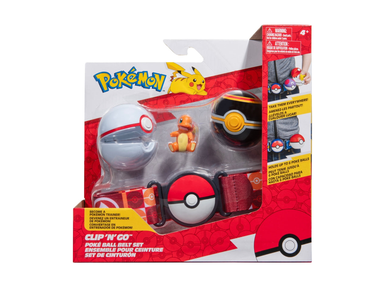 PokÃ©mon clip 'n' go pokÃ© ball set cintura | Rei Toys