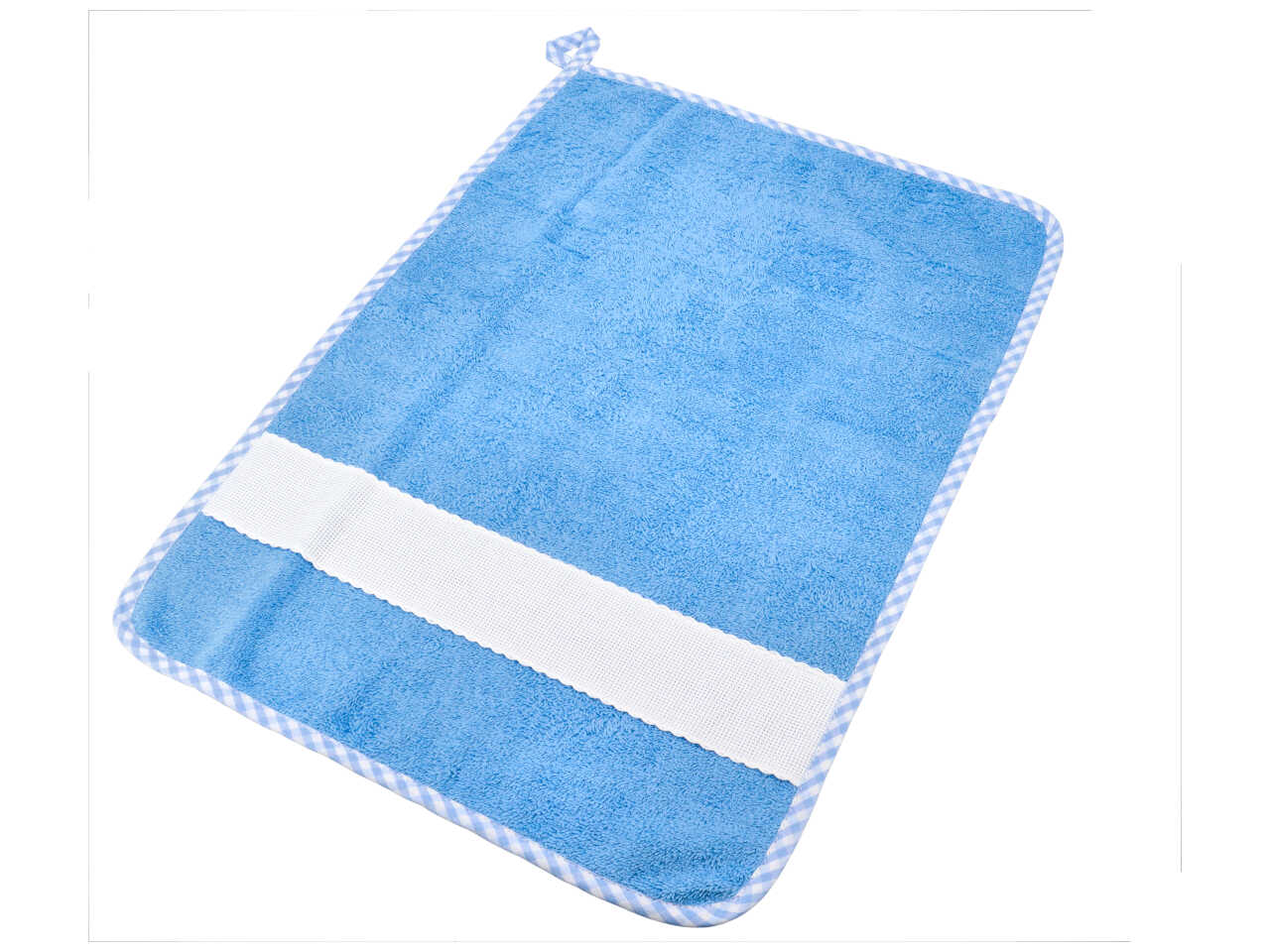 Set asilo quadretti 3 pezzi azzurro sa20405.03 002