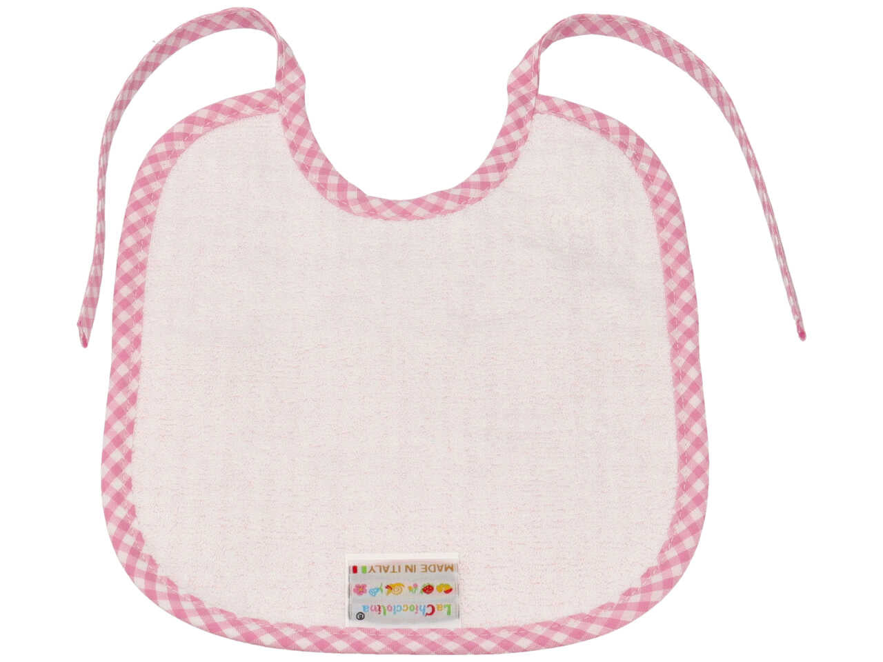 Bavetta quadretti rosa bv01101