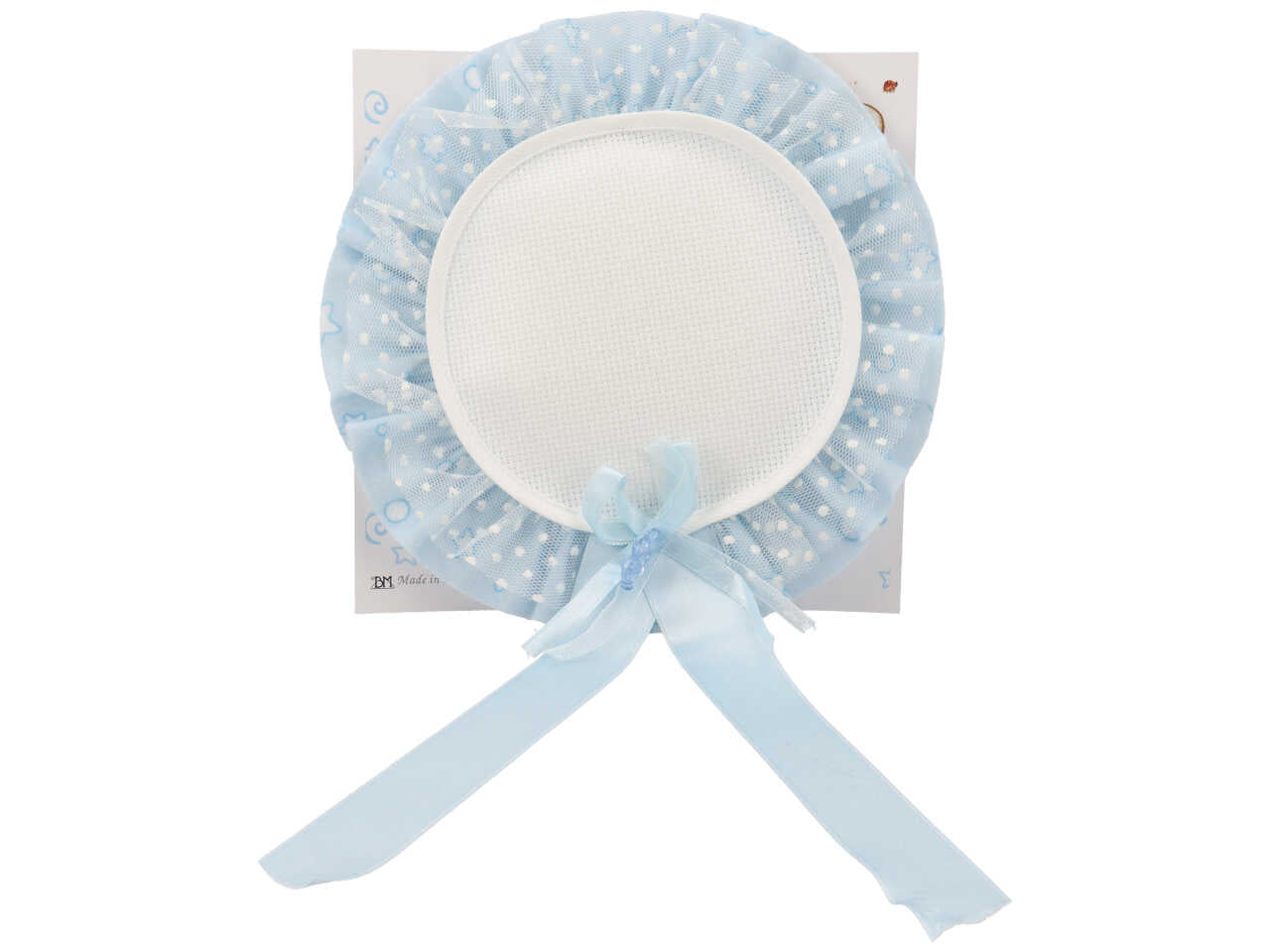 Sopraculla tondo colore azzurro