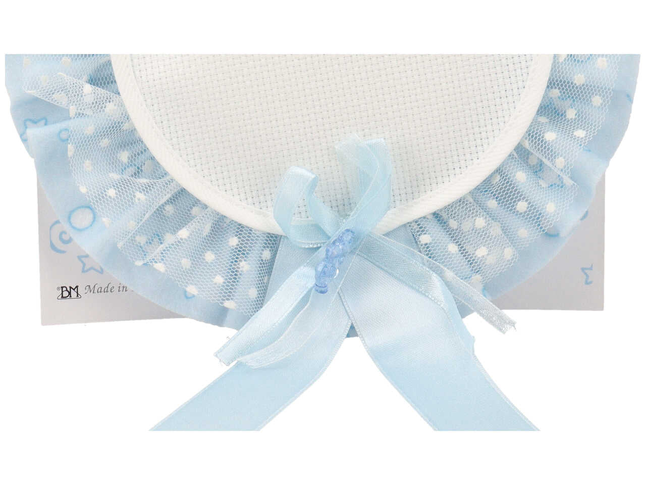 Sopraculla tondo colore azzurro