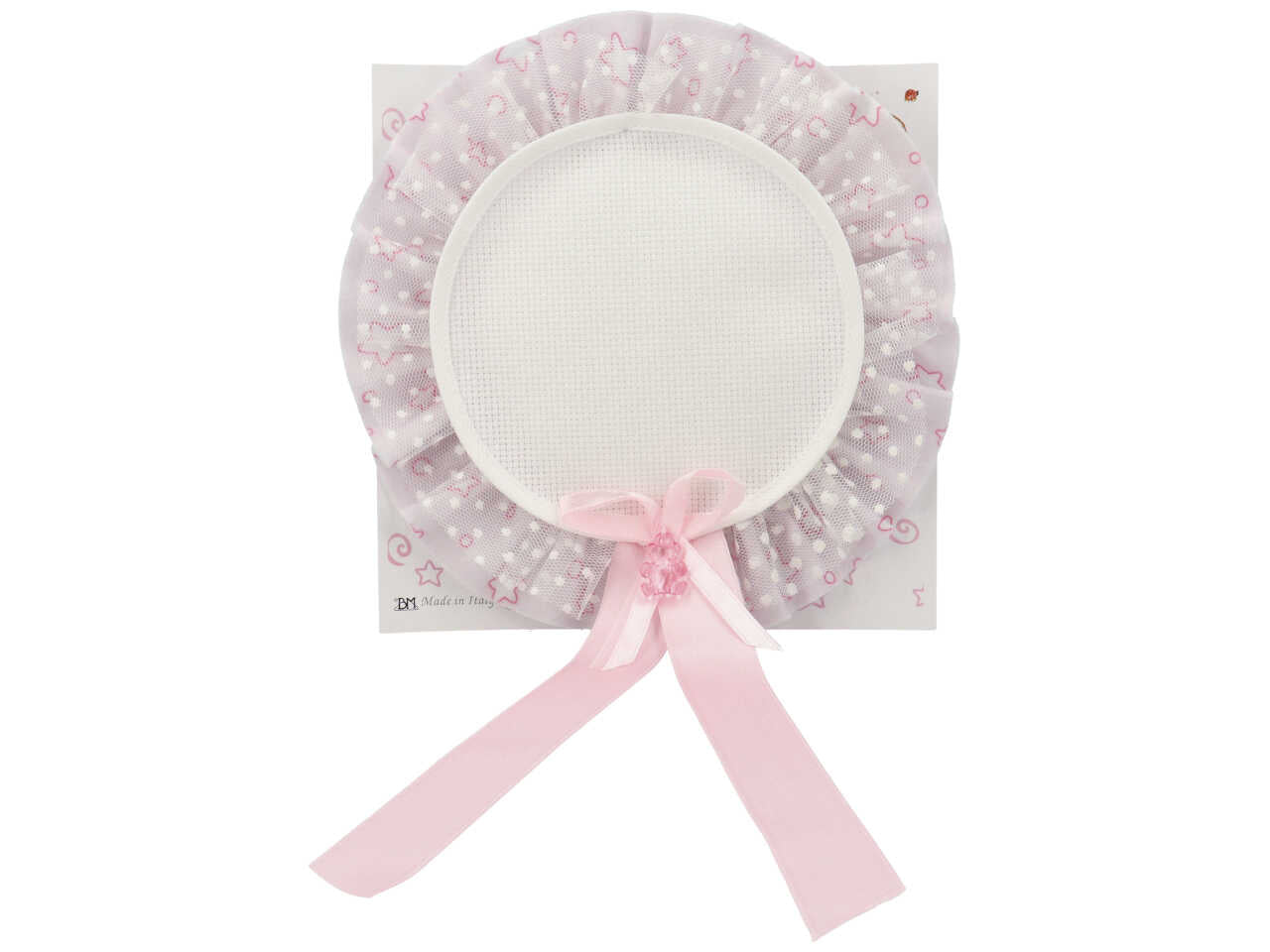 Sopraculla tondo colore rosa