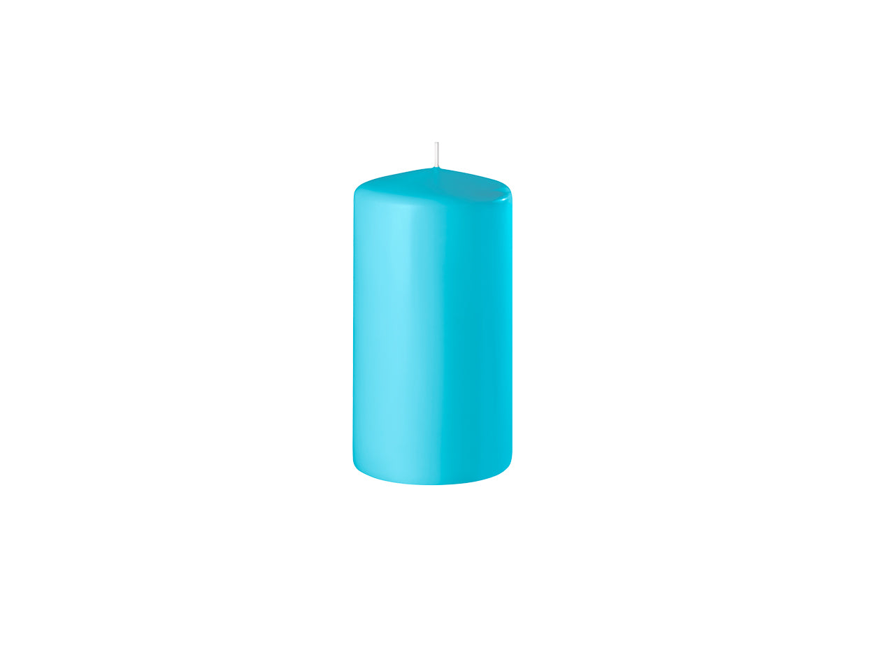 Moccolo safecandle 80x50mm turchese tr8050-35-ce