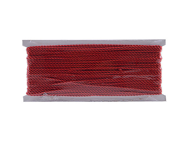 Cordone a due capi 20 mt.rosso col.11 510/2