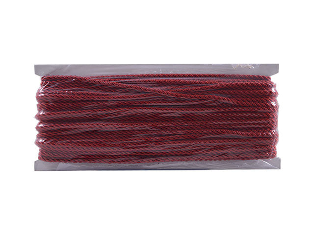 Cordone a tre capi 20mt. rosso col.50 520/2