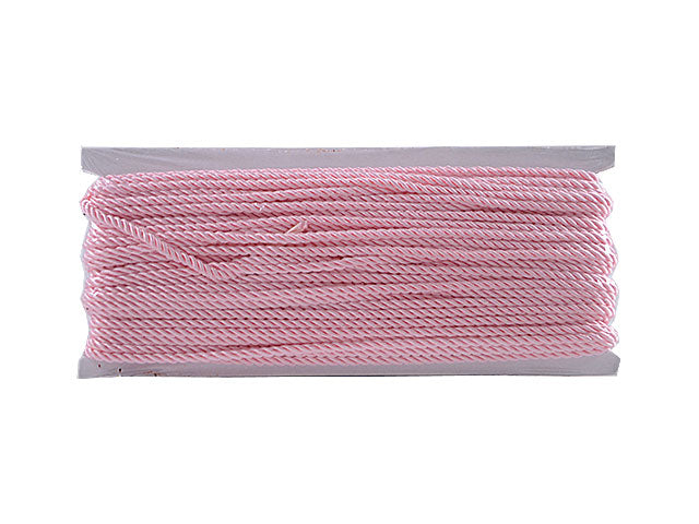 Cordone a tre capi 20mt.rosa col.2 520/2