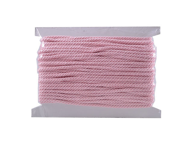 Cordone a tre capi 20mt.rosa col.2 520/4