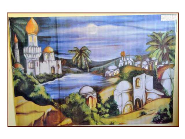 Carta fondale paesaggio arabo 70x100cm