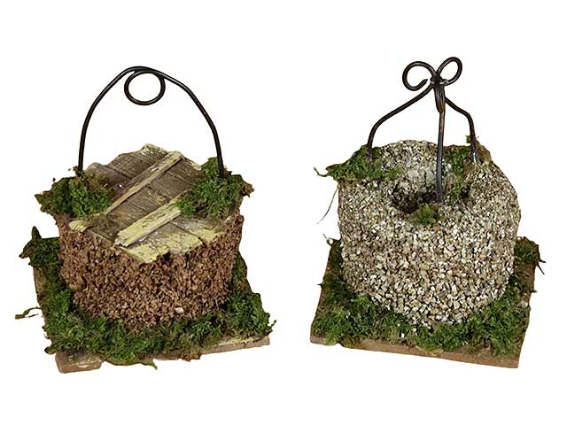 Accessorio per presepe, pozzo 7x7cm 85662